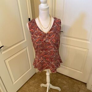 Cabi Sleeveless Top, Size Small